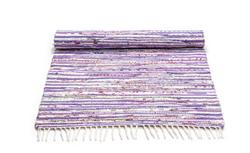 Rug Solid Kludetæppe i lys lilla mix i 75 x 200 cm